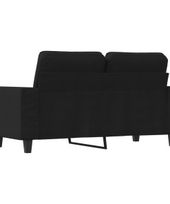 Divano A 2 Posti Nero 120 Cm In Tessuto
