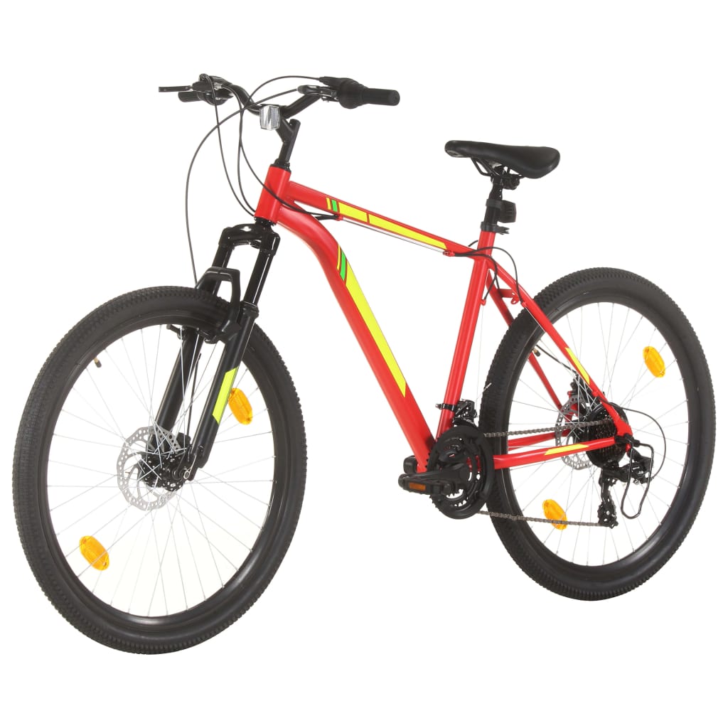 Mountain Bike 21 Speed 27,5" Ruote 42 Cm Rosso - Image 3
