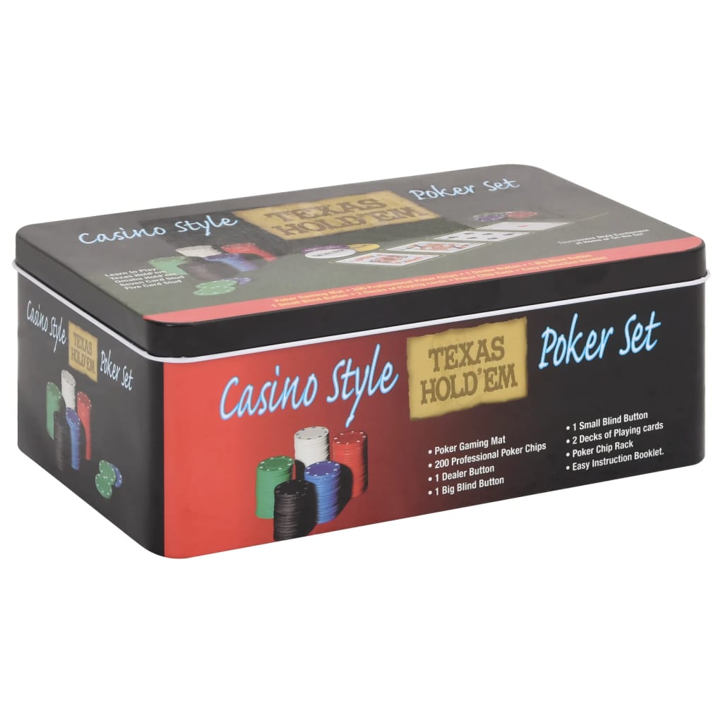 Set Di Fiches Da Poker 200 Pz 4 G - Image 6