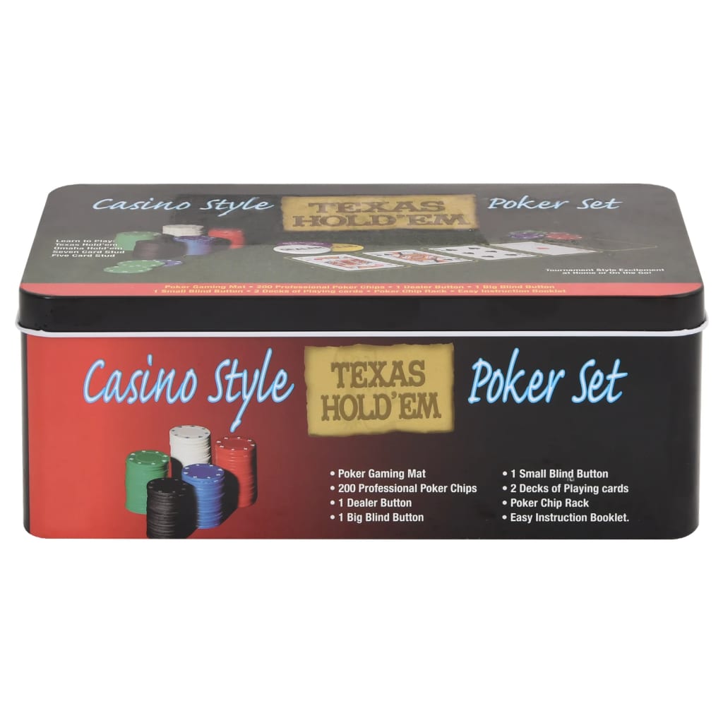 Set Di Fiches Da Poker 200 Pz 4 G - Image 5