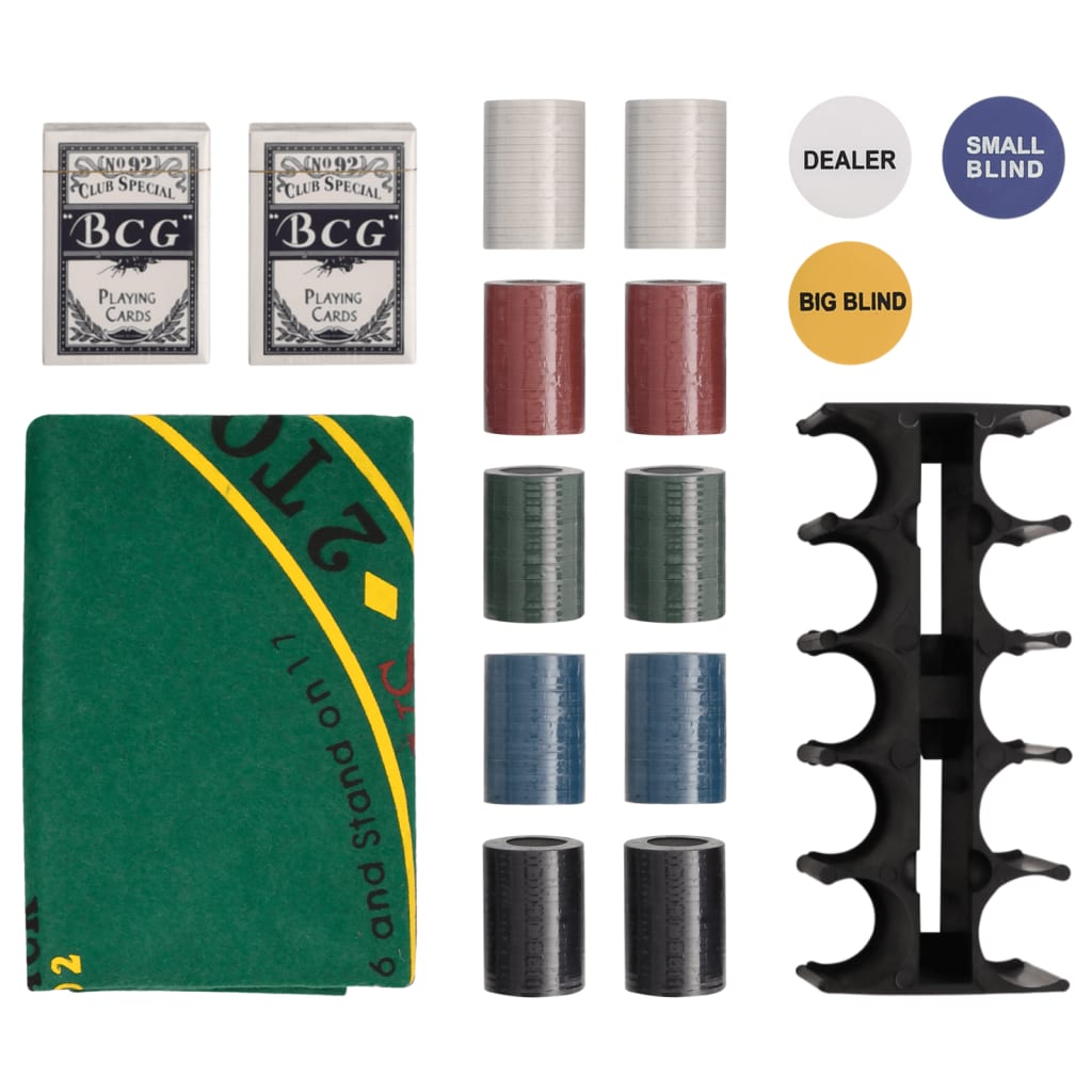 Set Di Fiches Da Poker 200 Pz 4 G - Image 3