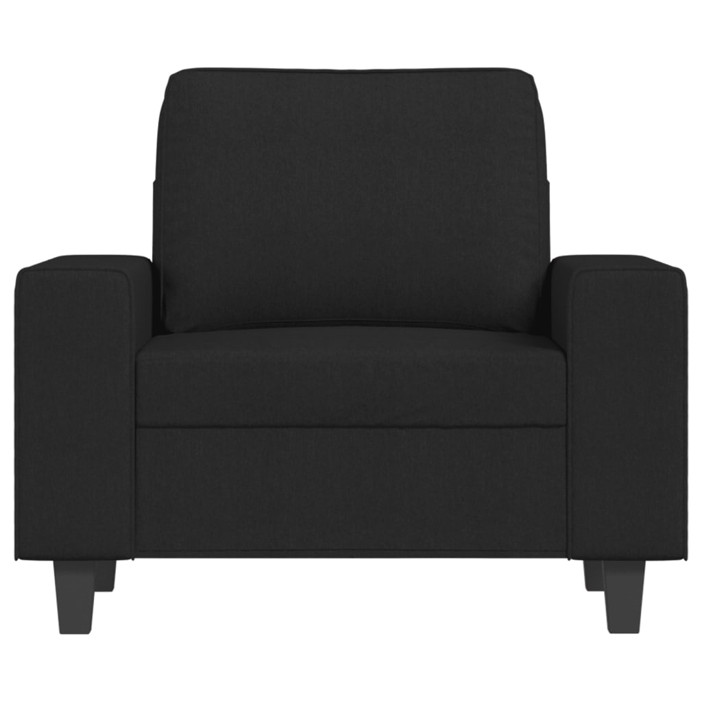 Poltrona Nera 60 Cm In Tessuto - Image 6