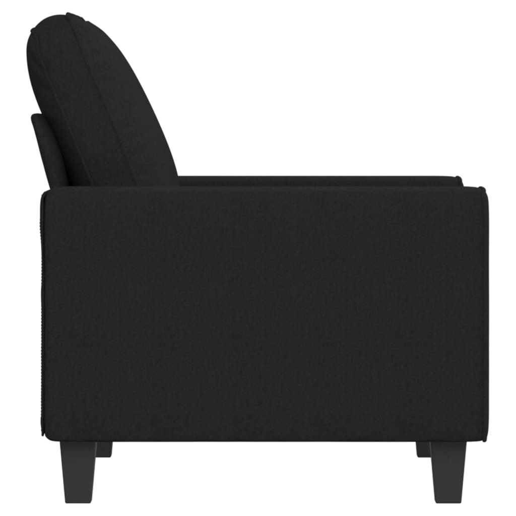 Poltrona Nera 60 Cm In Tessuto - Image 5