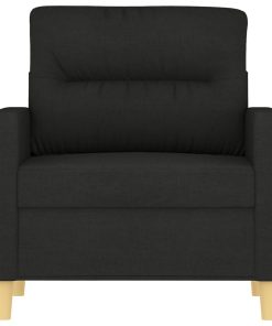 Poltrona Nera 60 Cm In Tessuto