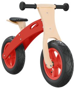 Bicicletta Senza Pedali Per Bambini Con Pneumatici Aria Rossa