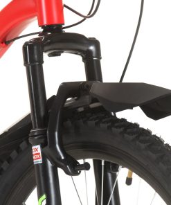 Mountain Bike 21 Speed 26" Ruote 36 Cm Rosso