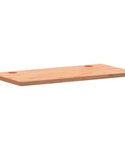 Piano Scrivania 100x50x2,5 Cm In Legno Massello Di Faggio