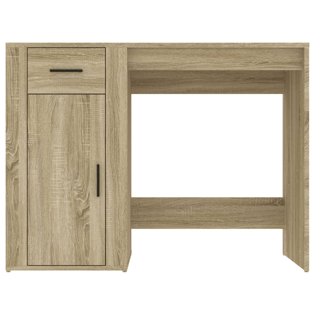Scrivania Rovere Sonoma 100x49x75 Cm In Legno Multistrato - Image 2