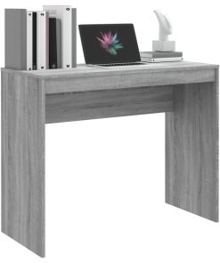 Scrivania Grigio Sonoma 90x40x72 Cm In Legno Multistrato