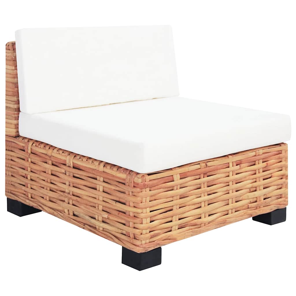 Set Divano 27 Pz In Rattan Naturale - Image 5