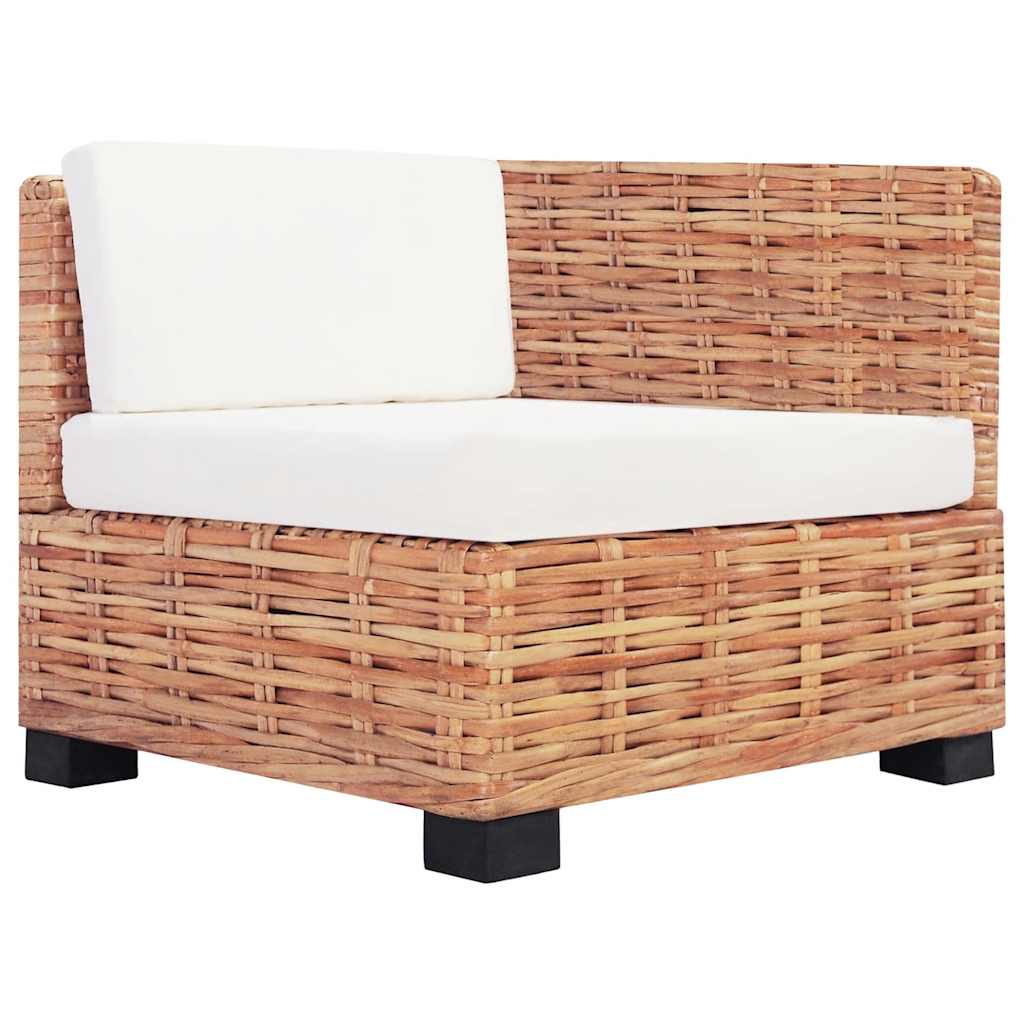 Set Divano 14 Pz In Rattan Naturale
