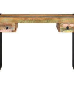 Scrivania In Legno Massello Anticato