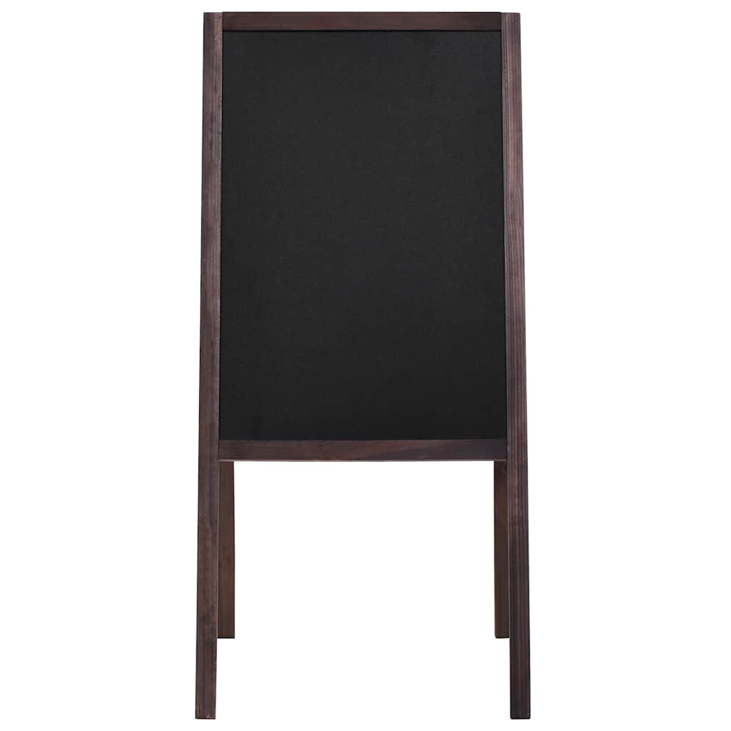 Lavagna Bifacciale Con Cavalletto In Legno Di Cedro 40x60 cm