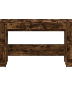 Scrivania Rovere Fumo 140x50x75 Cm In Legno Multistrato