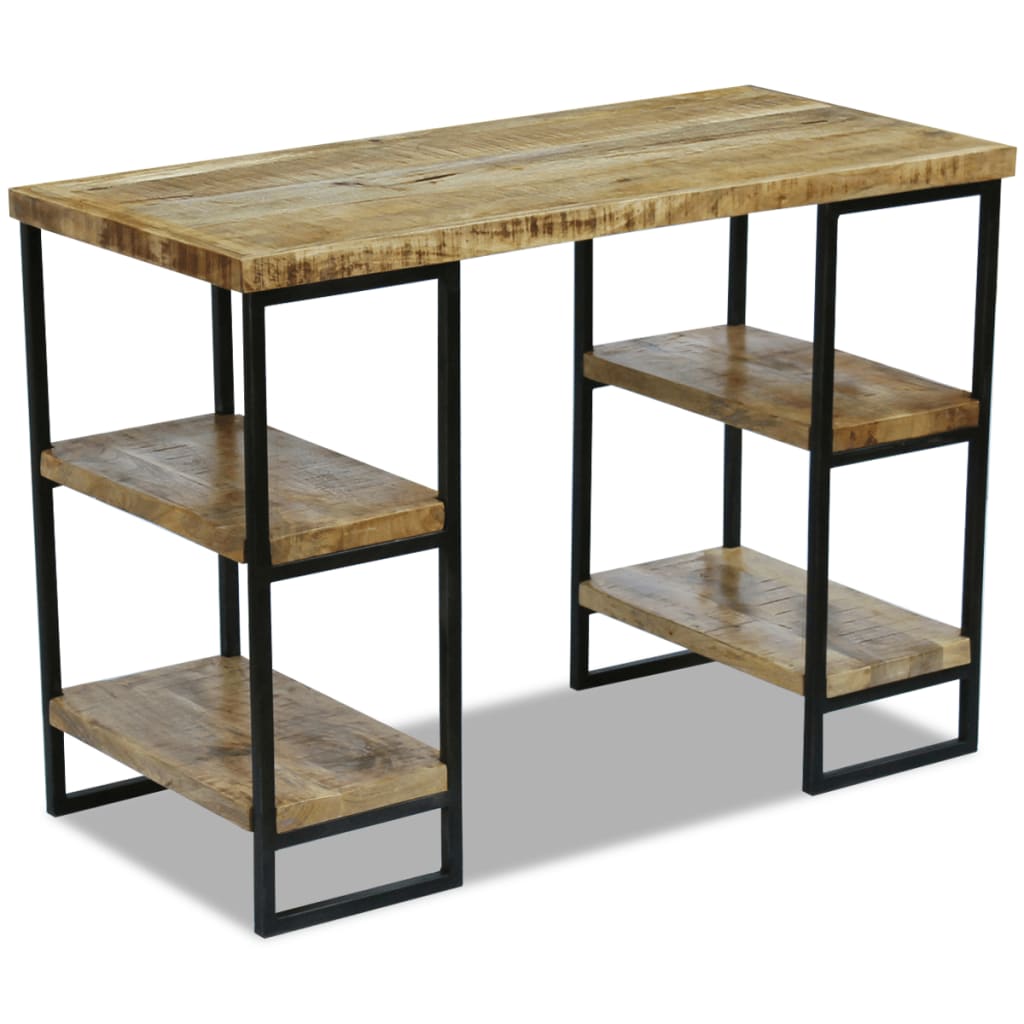 Scrivania Da Ufficio In Legno Di Mango 110x50x76 cm