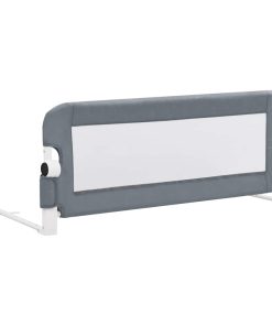 Sponde Letto Di Sicurezza Bambini Grigio 102x42cm Poliestere