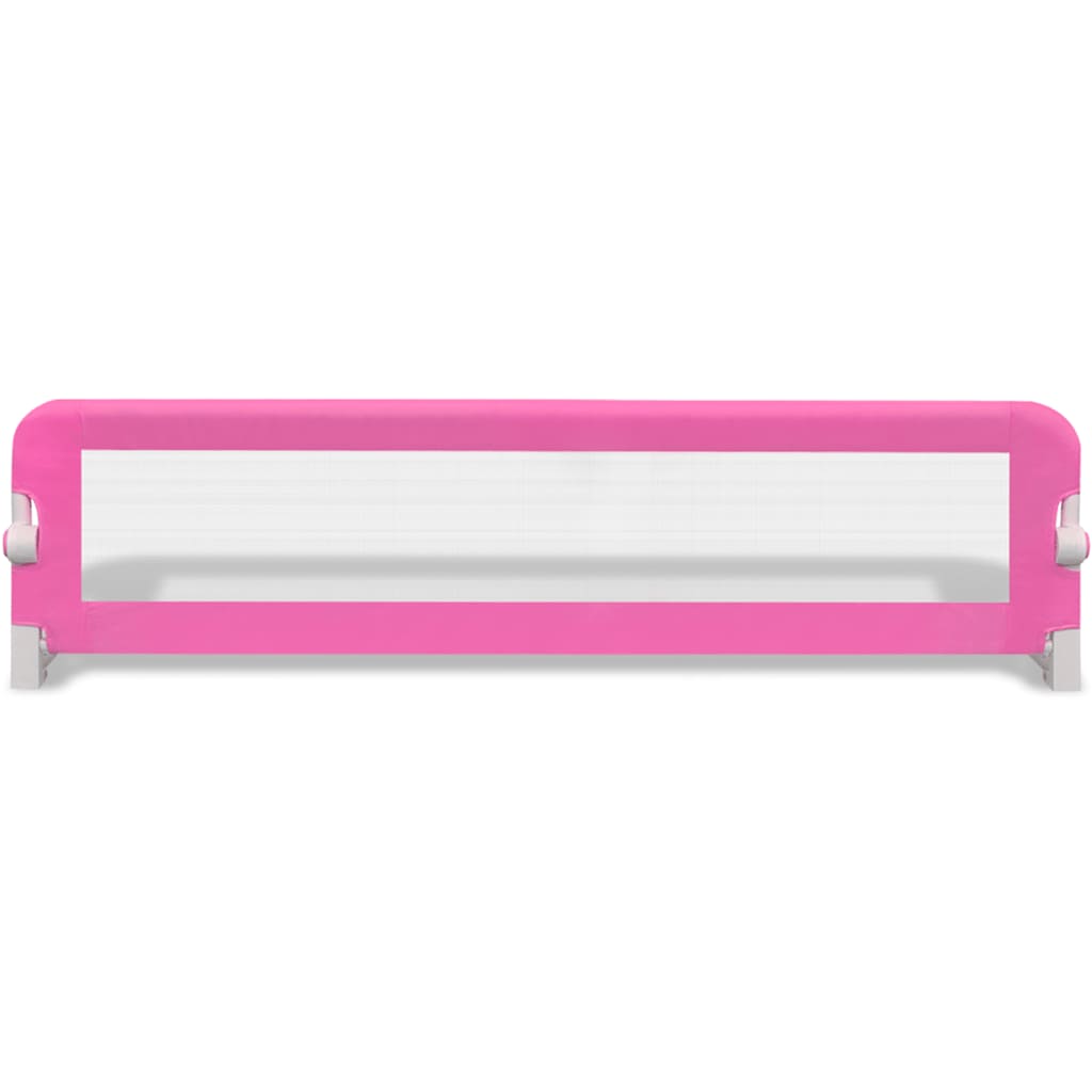 Barriera Di Sicurezza Per Letto Bambino 150 X 42 Cm Rosa - Image 2