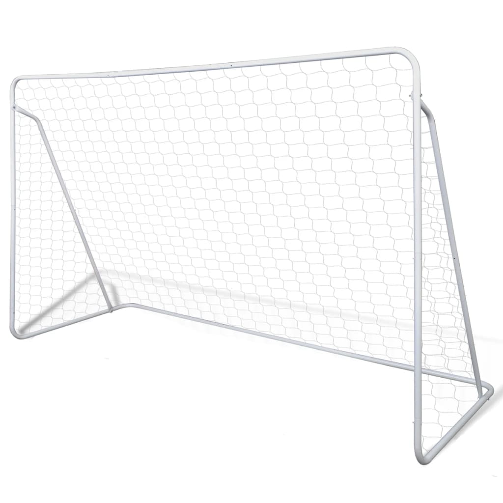 Porta Da Calcio In Acciaio 2 Pz 240x90x150 cm