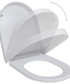 Copriwater A Chiusura Rallentata 2 Pz Plastica Bianco