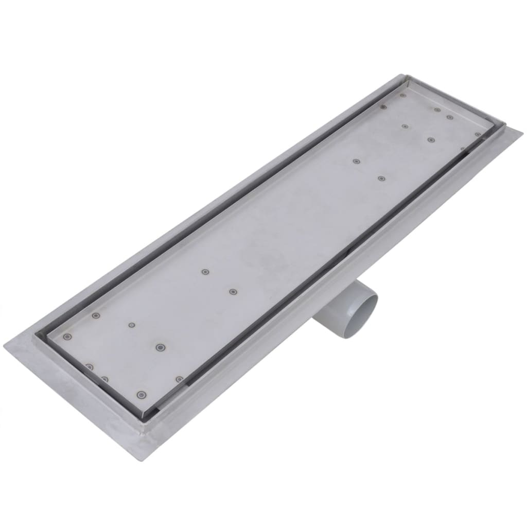 Scarico Doccia Lineare 2 Pz 530x140 Mm In Acciaio Inossidabile