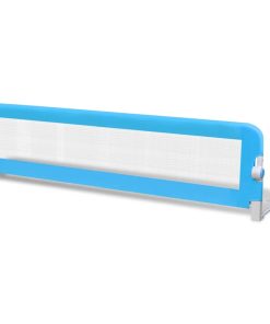 Sponde Letto Per La Sicurezza Dei Bambini 2 Pz Blu 150x42 cm