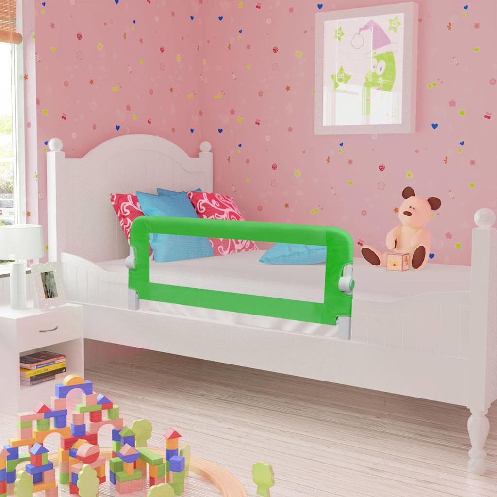 Sponde Letto Per La Sicurezza Dei Bambini 2 Pz Verde 102x42 cm - Image 4