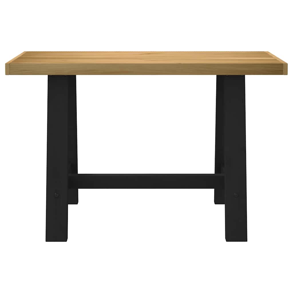 Scrivania Noain Gambe A Forma Di A 120x50x75 Cm Legno Massello
