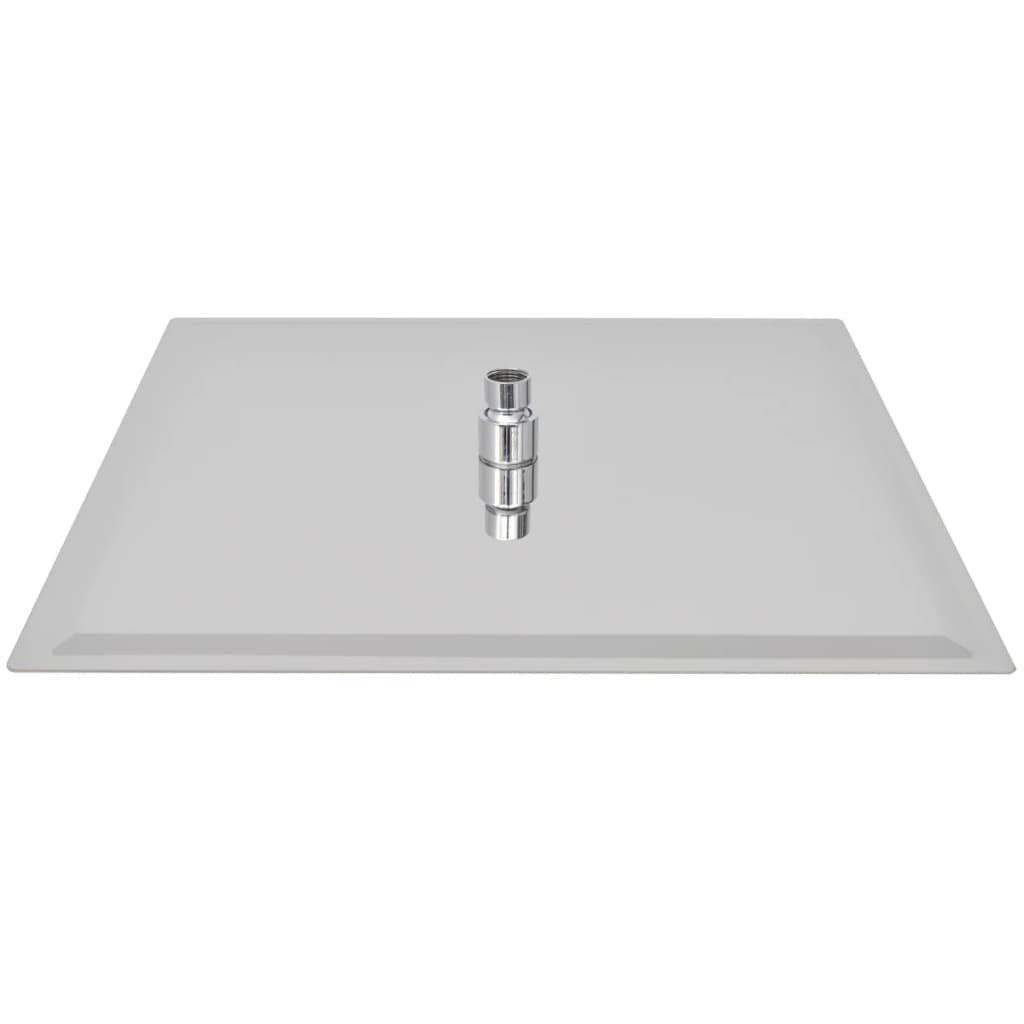 Testa Doccia A Pioggia In Acciaio Inossidabile 40x40cm Quadrata