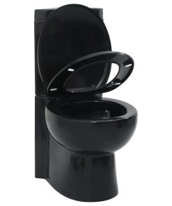 Vaso Wc In Ceramica Da Bagno Ad Angolo Nero
