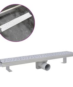 Canaletta Di Drenaggio Per Doccia A Bolle 630x140 Mm In Acciaio