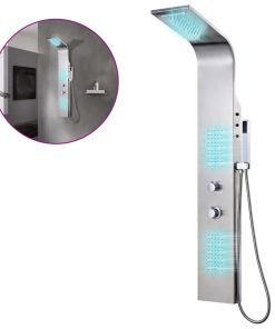 Pannello Doccia In Acciaio Inossidabile Curvo