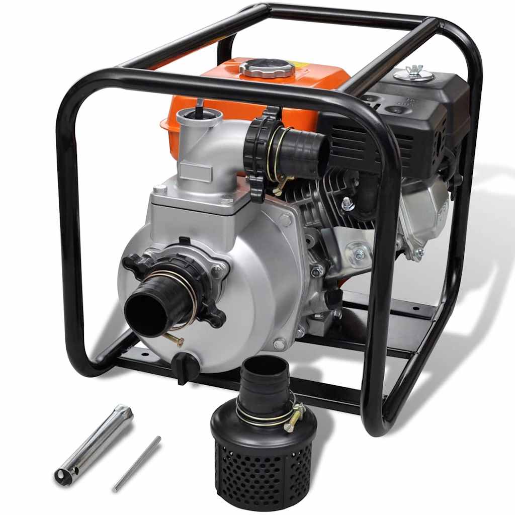 Pompa D'acqua Motore A Benzina 80 Mm Attacco 4800 W