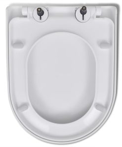 Copriwater Ammortizzato E Sgancio Rapido Bianco Quadrato