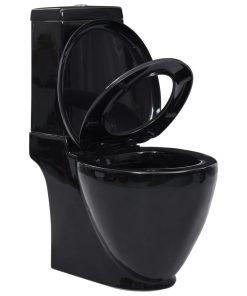 Vaso Wc In Ceramica Con Scarico Dietro Nero