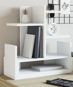 Organizer Per La Scrivania Bianco 49x20x52,5 Cm In Multistrato