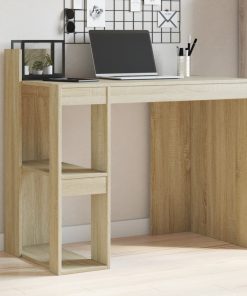 Scrivania Rovere Sonoma 103,5x56,5x94 Cm In Legno Multistrato