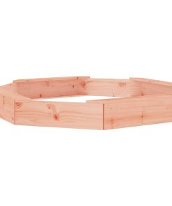 Sabbiera Con Sedute Ottagonale In Legno Massello Di Douglas