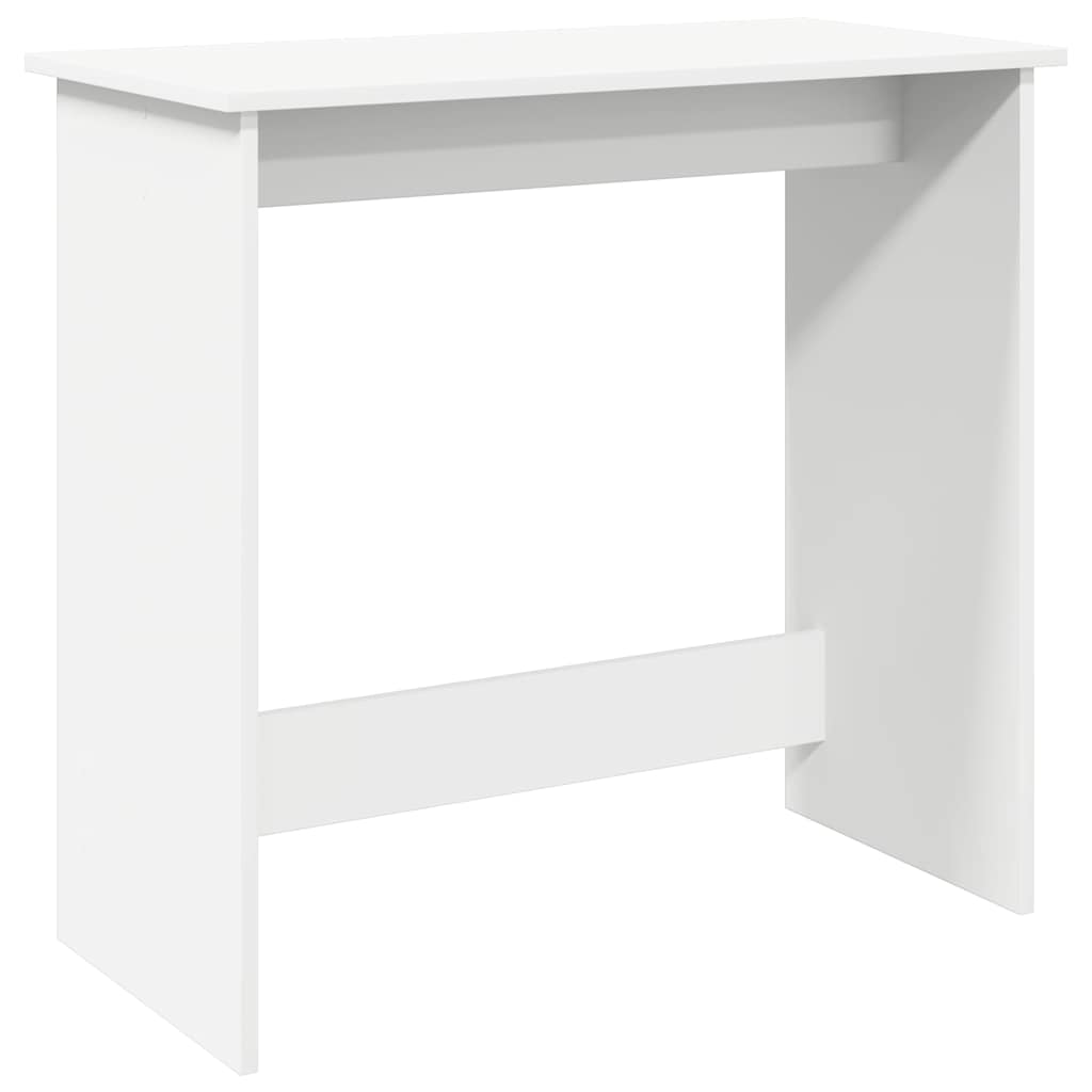 Scrivania Bianca 80x40x75 Cm In Legno Multistrato - Image 4