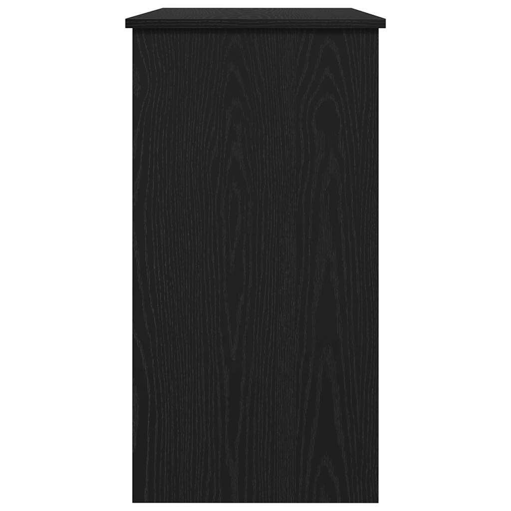 Scrivania Nera 80x40x75 Cm In Legno Multistrato - Image 5