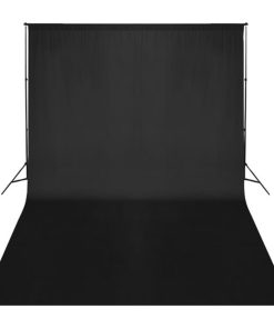 Fondale In Cotone Nero 500x300 cm