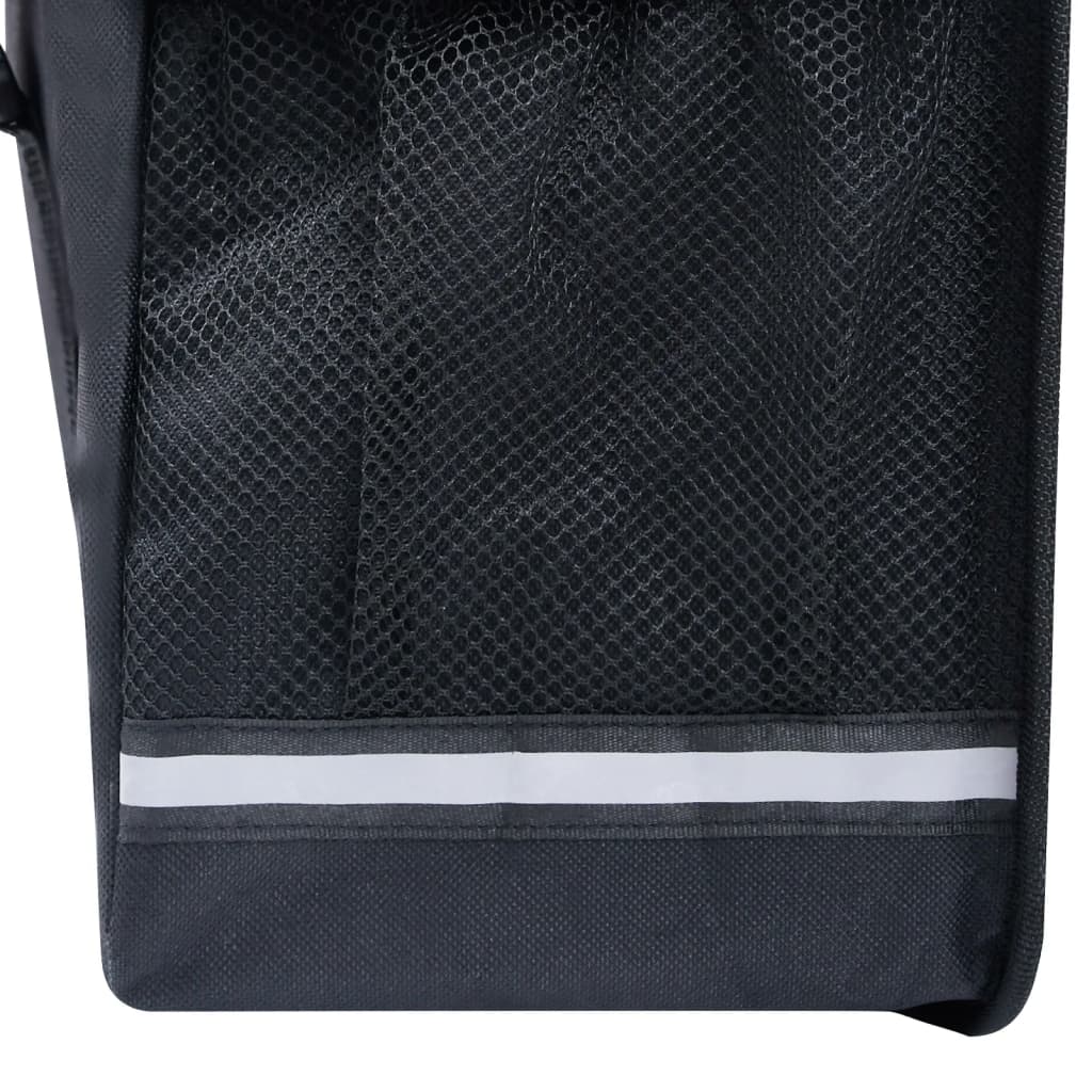 Borsa Doppia Bicicletta Impermeabile Per Portapacchi 35 L Nero