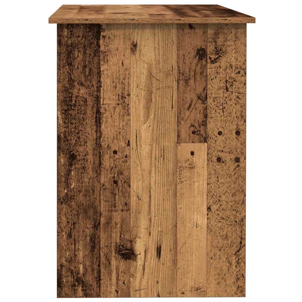 Scrivania Legno Antico 100x55x75 Cm In Legno Multistrato