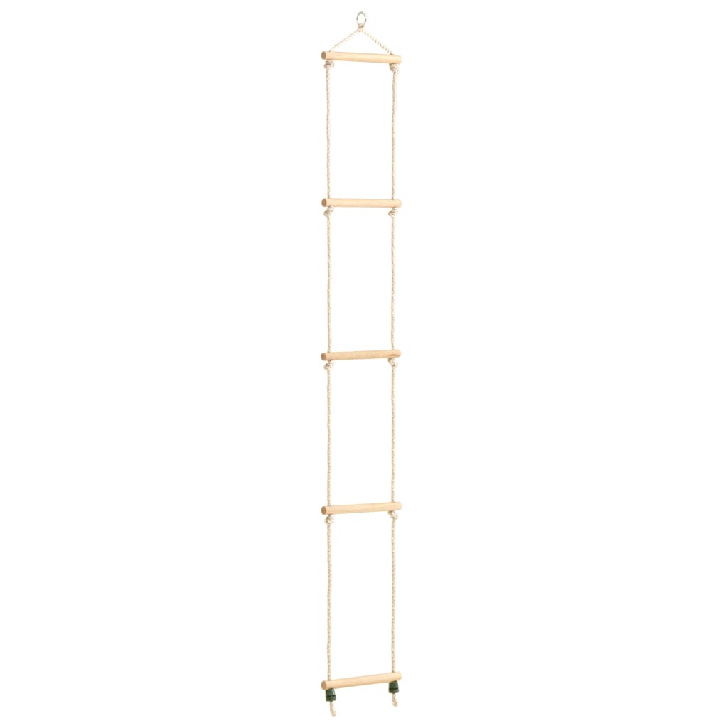 Scala Di Corda Per Bambini In Legno Massello E Pe 30x168 cm