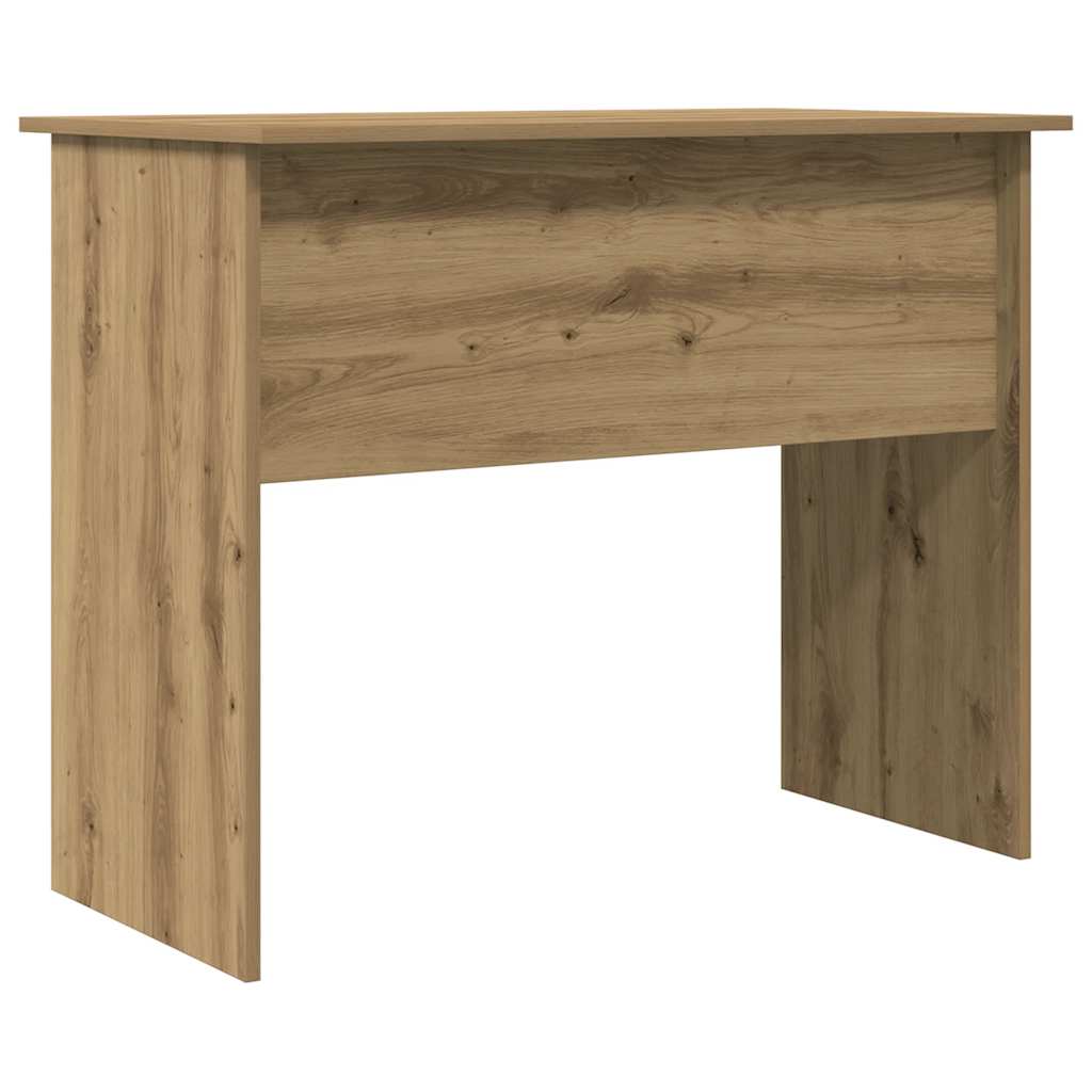 Scrivania Rovere Artigianale 90x50x74 Cm In Legno Multistrato - Image 5