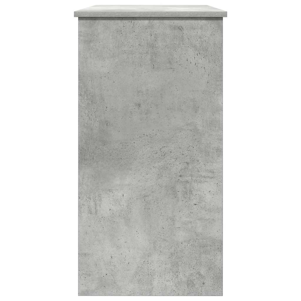 Scrivania Grigio Cemento 80x40x75 Cm In Legno Multistrato - Image 2