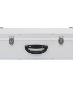 Custodia Cd Per 80 Cd In Alluminio Abs Argento