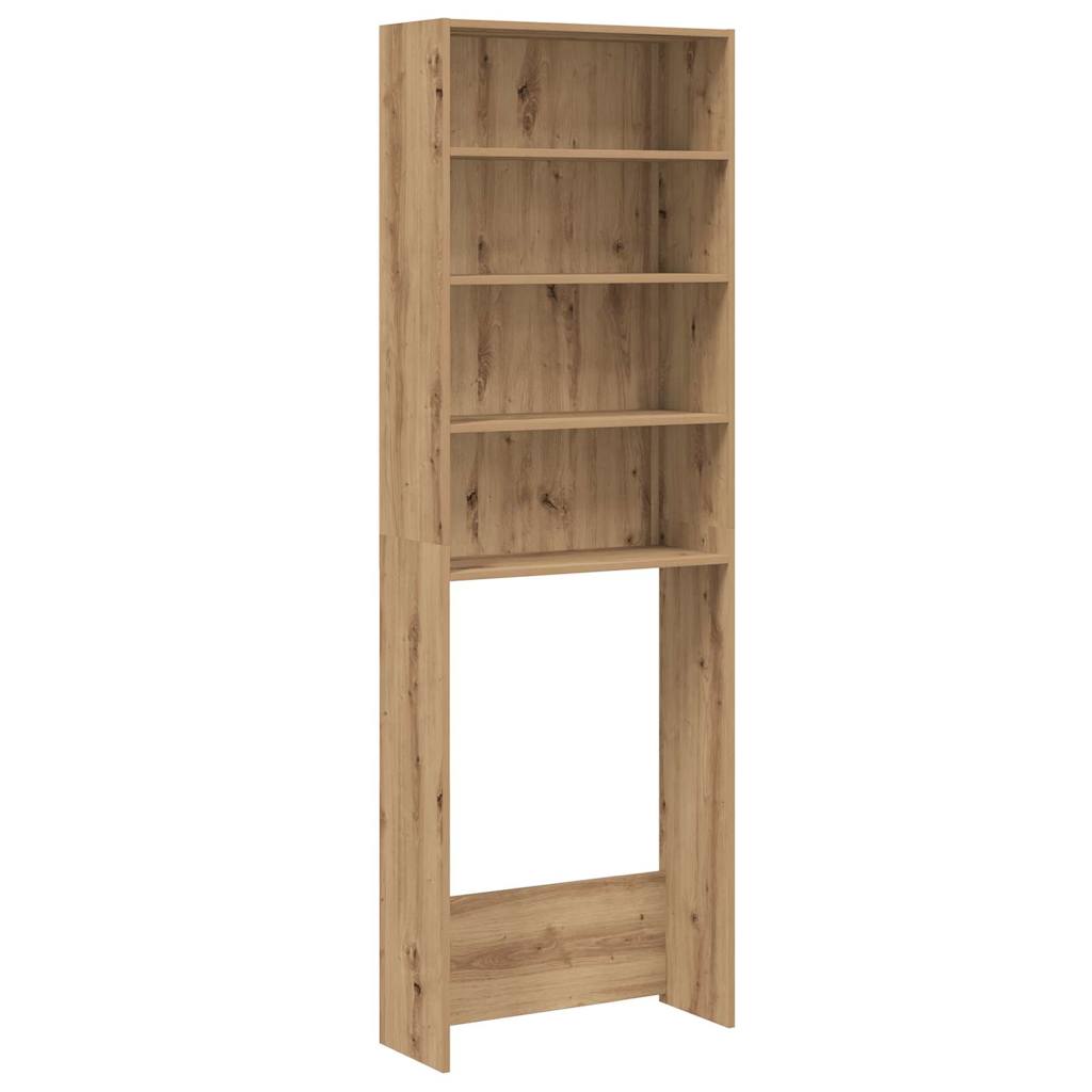 Mobile Per Lavatrice Rovere Artigianale 64x24x190 cm