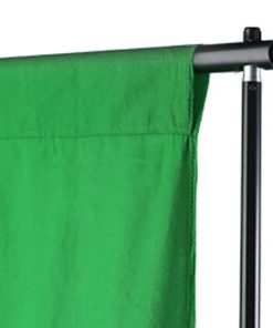 Fondale In Cotone Verde Senza Supporto 300x300 Cm Per Croma Key