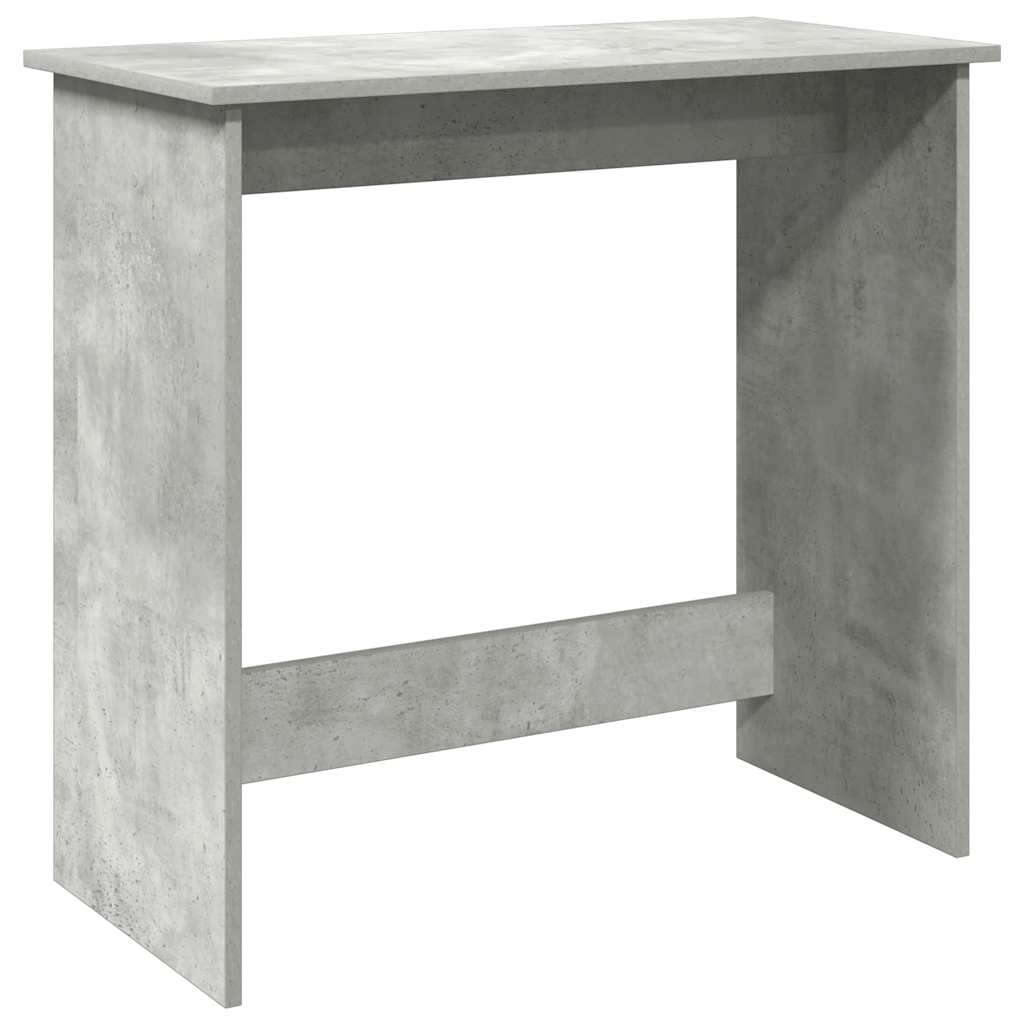 Scrivania Grigio Cemento 80x40x75 Cm In Legno Multistrato - Image 6