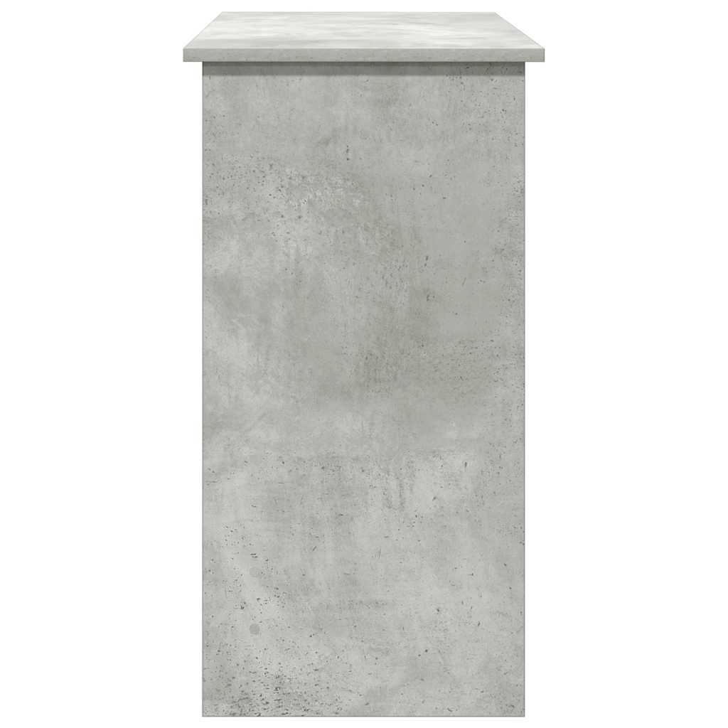 Scrivania Grigio Cemento 80x40x75 Cm In Legno Multistrato - Image 2